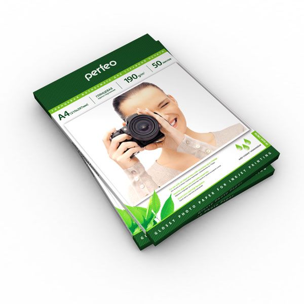 Perfeo A4 (50л) 190г/м2 глянсовий фотопапір | Купити в інтернет магазині