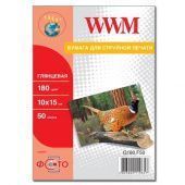 Фото WWM 10х15 (50л) 180г/м2 глянцевая фотобумага купить в MAK.trade