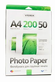 Videx А4 (50л) 200г/м2 глянсовий фотопапір | Купити в інтернет магазині