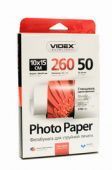 Фото Videx 10x15 (100л) 260г/м2 глянцевая фотобумага купить в MAK.trade