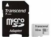 Фото Карта памяти Trancend microSDHC 32GB Class 10 UHS-I Premium 400x + SD adapter купить в MAK.trade