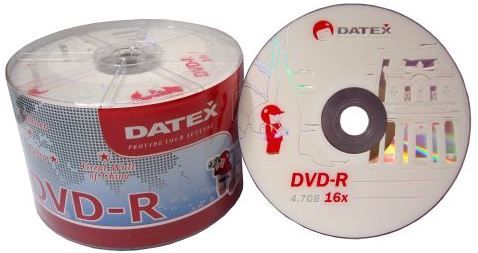 DVD-R Datex 4,7Gb (bulk 50) 16x | Купити в інтернет магазині