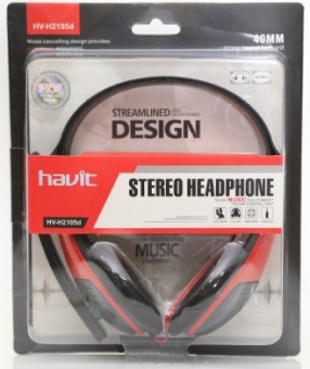Навушники HAVIT HV-H2105 black/red