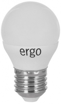 Светодиодная LED лампа Ergo E27 5W 4100K, G45 (нейтральный)