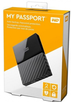 Зовнішній жорсткий диск Western Digital My Passport 2Tb USB3.0 Black