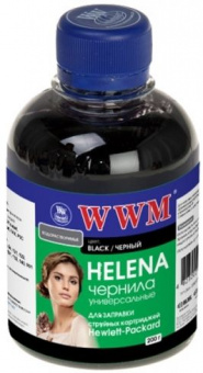 Чорнило WWM HU/B HP Helena (Black) 200ml