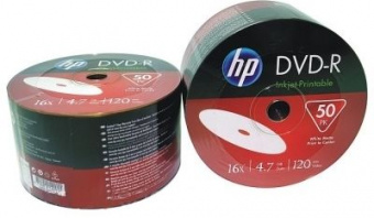 DVD-R Hewlet Packard 4,7Gb (bulk 50) 16x Printable