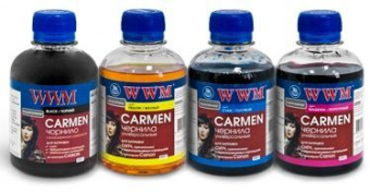 Комплект чернил WWM Carmen для Canon (B/C/M/Y) 4x200ml Универсальные