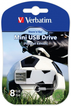Flash-память Verbatim Mini 8Gb USB 2.0 Football