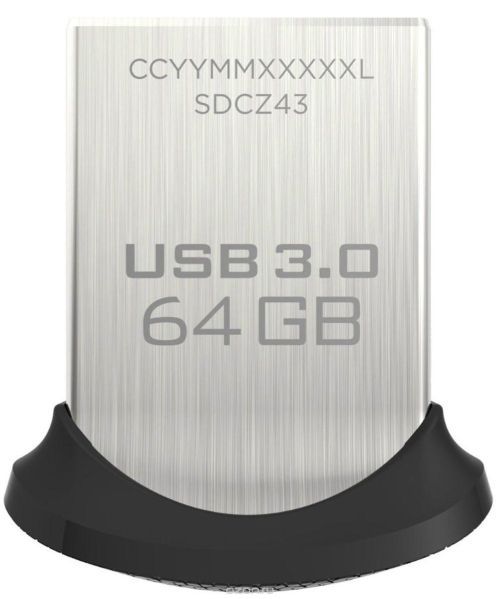 Flash-пам'ять Sandisk Cruzer Ultra Fit 64Gb USB 3.0 | Купити в інтернет магазині