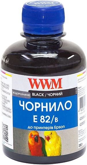 Чорнило WWM E82/B Epson P50/T50/R270/PX660/TX650/1410 Stylus (Black) 200ml | Купити в інтернет магазині