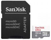 Фото Карта памяти SanDisk Ultra microSDHC 32GB Class 10 + adapter купить в MAK.trade