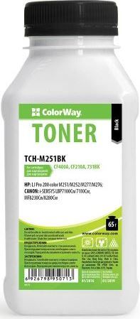 Тонер ColorWay (TCH-M251BK) Black 65g для HP CLJ M251/MFP276 | Купити в інтернет магазині