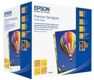 Epson 10x15 (250л) 251г/м2 Premium Полуглянец фотобумага