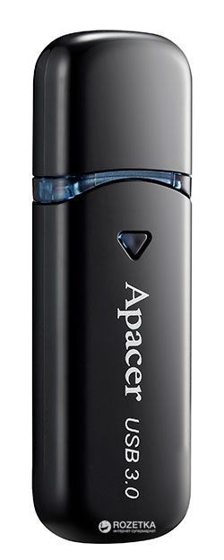 флеш-драйв Apacer AH355 32GB Black USB 3.0 | Купити в інтернет магазині
