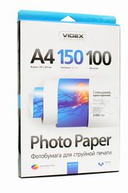 Videx А4 (100л) 150г/м2 глянцевий фотопапір