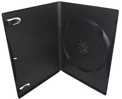 DVD box black 7mm глянець (10шт/уп)