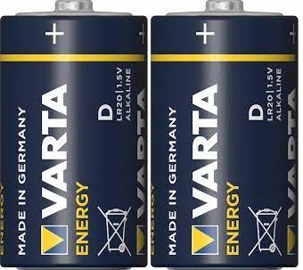 Батарейка VARTA ENERGY Alkaline LR20 D (2шт/уп) 