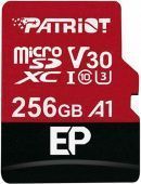 Фото Карта памяти PATRIOT EP Series  microSD 256GB card Class 10  V30 + adapter купить в MAK.trade