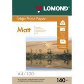 Фото Lomond A4 (100л) 140г/м2 матовая фотобумага купить в MAK.trade
