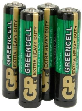 Батарейка GP Greencell R03 (40шт/уп) ААА | Купити в інтернет магазині