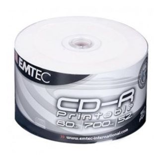 CD-R Emtec 700MB (bulk 50) 52x Printable | Купити в інтернет магазині