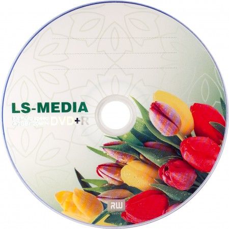DVD+R LS-Media 4,7Gb (bulk 50) 16x тюльпани | Купити в інтернет магазині