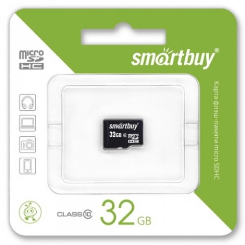 Карта пам'яті Smartbuy microSDHC 32GB Class 10 | Купити в інтернет магазині