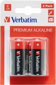 Фото Батарейка Verbatim Alkaline LR14 (2шт/уп) C купить в MAK.trade