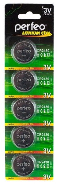 Батарейка Perfeo CR2430 (5шт/уп) 3V | Купити в інтернет магазині