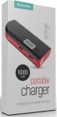 Фото УМБ ColorWay Power Bank 10000 mAh Black/Red, LCD/LED (CW-PB100LIB2BK-DF) купить в MAK.trade
