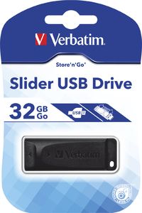 Flash-пам'ять Verbatim Slider 32Gb USB 2.0 | Купити в інтернет магазині