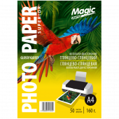 Фото Magic A4 (50л) 160г/м2 Двухсторонняя Глянец-глянец фотобумага купить в MAK.trade