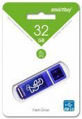 Фото Flash-память Smartbuy Glossy series Dark Blue 32Gb USB 3.0 купить в MAK.trade