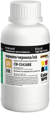 Чорнило ColorWay Canon MP230/MP250/MP280/IP1800/IP2700 CU426 (Black) світлостійкі 200ml CW-CU426BK | Купити в інтернет магазині