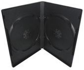 Фото DVD box/2 black 7mm глянец (10шт/уп) купить в MAK.trade