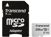 Фото Карта памяти Trancend microSDXC 300S 256GB card Class 10 UHS I U3 + SD adapter купить в MAK.trade