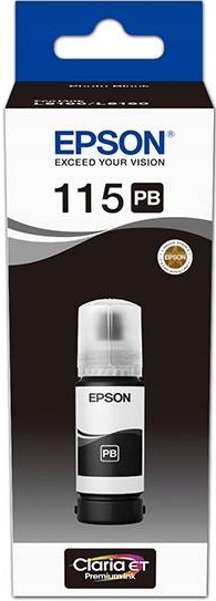 Оригінальне чорнило Epson (115) L8160/L8180 (Black Pigment) 70ml (C13T07D14A) | Купити в інтернет магазині