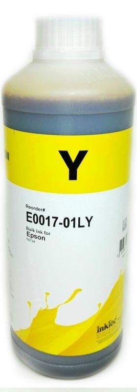 Чорнило InkTec E0017 Epson L800/L805/L810/L850/L1800 (Yellow)1000г