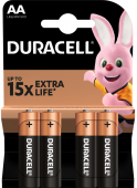 Фото Батарейка Duracell LR06 MN1500 (4шт/уп) АА купить в MAK.trade