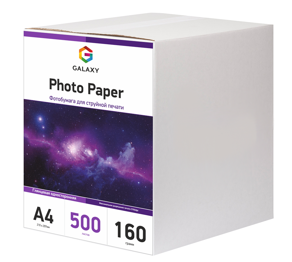 Galaxy A4 (500л) 160г/м2 глянсовий фотопапір