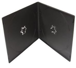 VCD box/2 black 7mm глянець (10шт/уп) | Купити в інтернет магазині