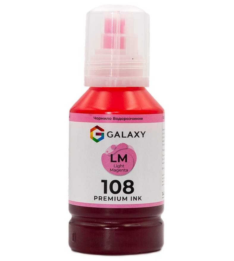 Чорнила GALAXY 108 для Epson L8050/L8100/L18050 (Light Magenta) 140ml | Купити в інтернет магазині