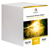 Фото Galaxy 10x15 (800л) 260г/м2 Шелк-полуглянец фотобумага купить в MAK.trade
