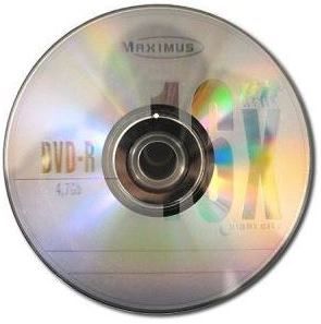 DVD-R Maximus 4,7Gb (bulk 50) 16x | Купити в інтернет магазині