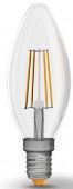 Фото Светодиодная LED лампа VIDEX Filament E14 4W 3000K, C37F (теплый) купить в MAK.trade