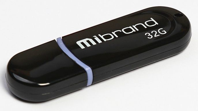 Флеш-пам'ять Mibrand Panther 32Gb Black USB2.0