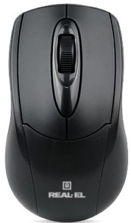 Миша REAL-EL RM-207 USB Black | Купити в інтернет магазині