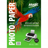 Фото Magic A3 (50л) 230г/м2 матовая фотобумага купить в MAK.trade