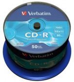 Фото CD-R Verbatim extra 700MB (box 50) 52x купить в MAK.trade